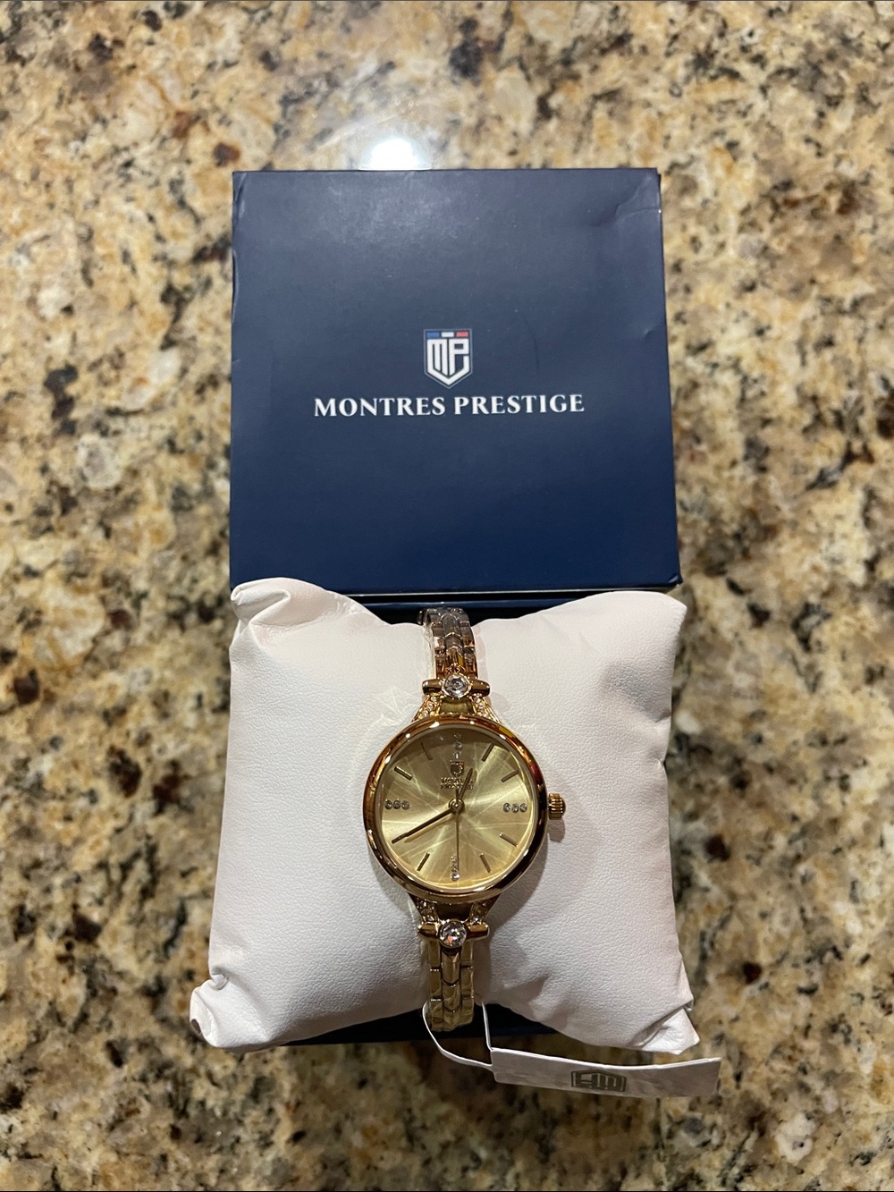 Montres Prestige Women's Gold-Tone Bracelet Watch